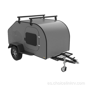 Lágrima de aluminio trailer de campista de viajes pequeños